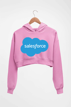 Load image into Gallery viewer, Salesforce Crop HOODIE FOR WOMEN-Light Baby Pink-Ektarfa.online
