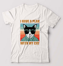 Load image into Gallery viewer, Cat T-Shirt for Men-White-Ektarfa.online
