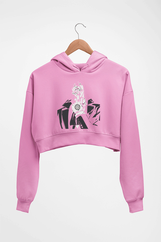 Alucard Crop HOODIE FOR WOMEN-Light Baby Pink-Ektarfa.online
