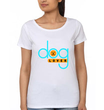 Load image into Gallery viewer, Dog Lover T-Shirt for Women-White-Ektarfa.online
