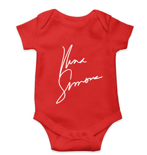 Nina Simone Kids Romper For Baby Boy/Girl-Red-Ektarfa.online