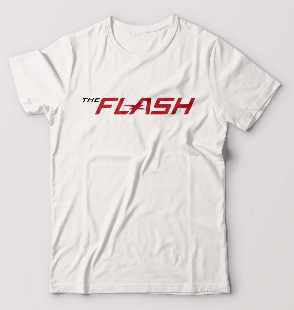 Flash Superhero T-Shirt for Men-White-Ektarfa.online