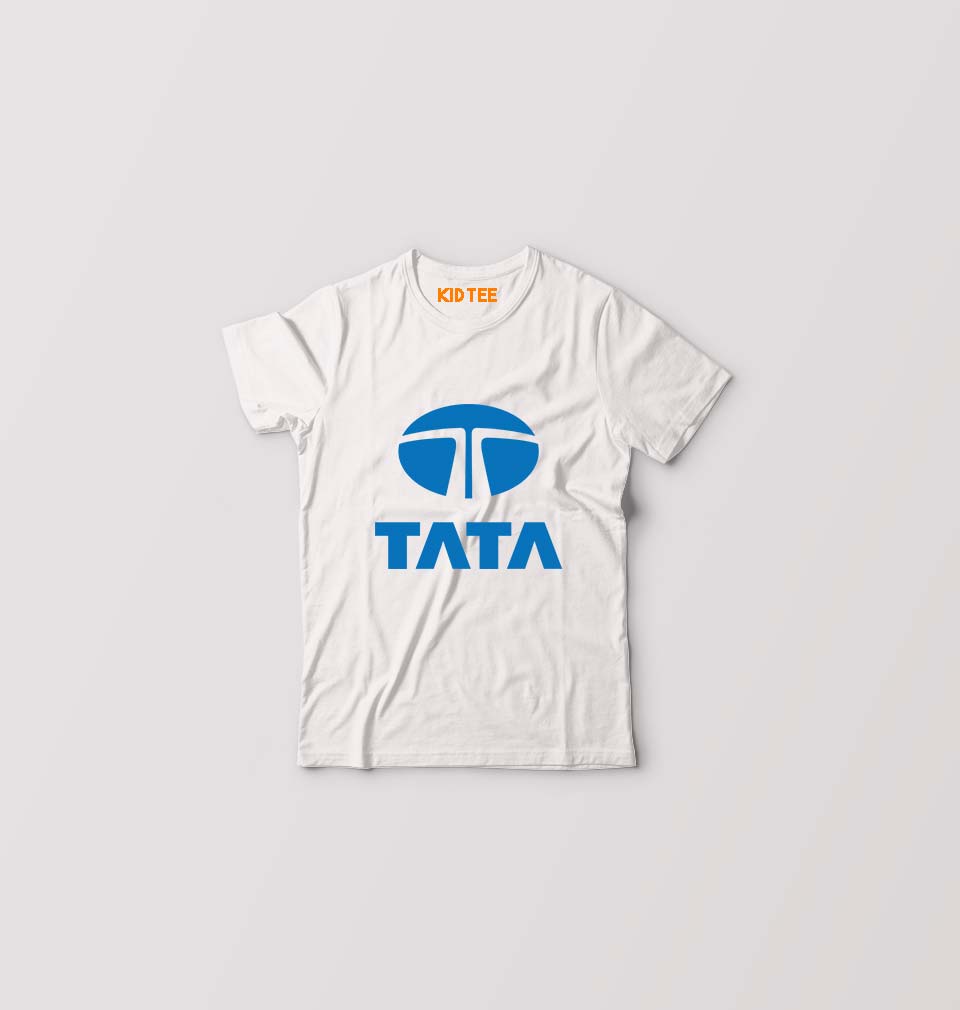 Tata Kids T-Shirt for Boy/Girl-White-Ektarfa.online