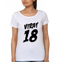 Load image into Gallery viewer, Virat Kohli T-Shirt for Women-White-Ektarfa.online
