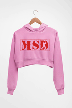 Load image into Gallery viewer, MS Dhoni (MSD) Crop HOODIE FOR WOMEN-Light Baby Pink-Ektarfa.online
