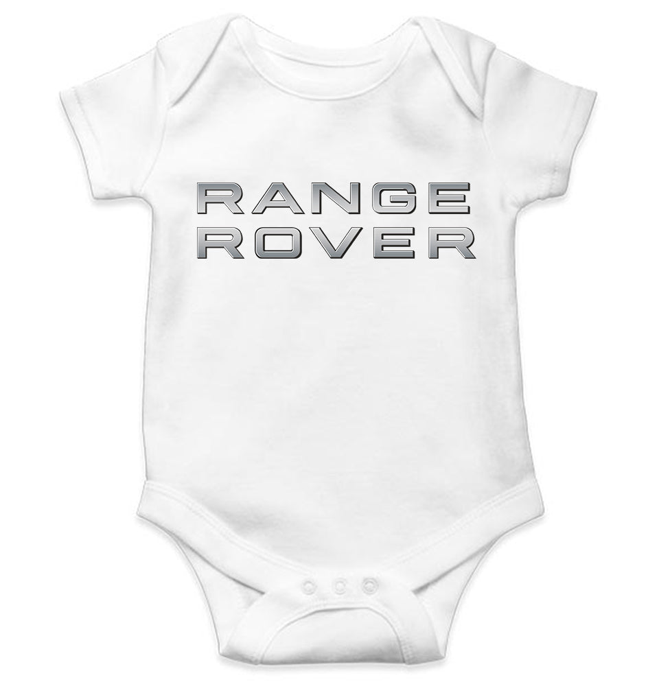 Range Rover Kids Romper Kids Romper For Baby Boy/Girl-0-5 Months(18 Inches)-White-Ektarfa.online