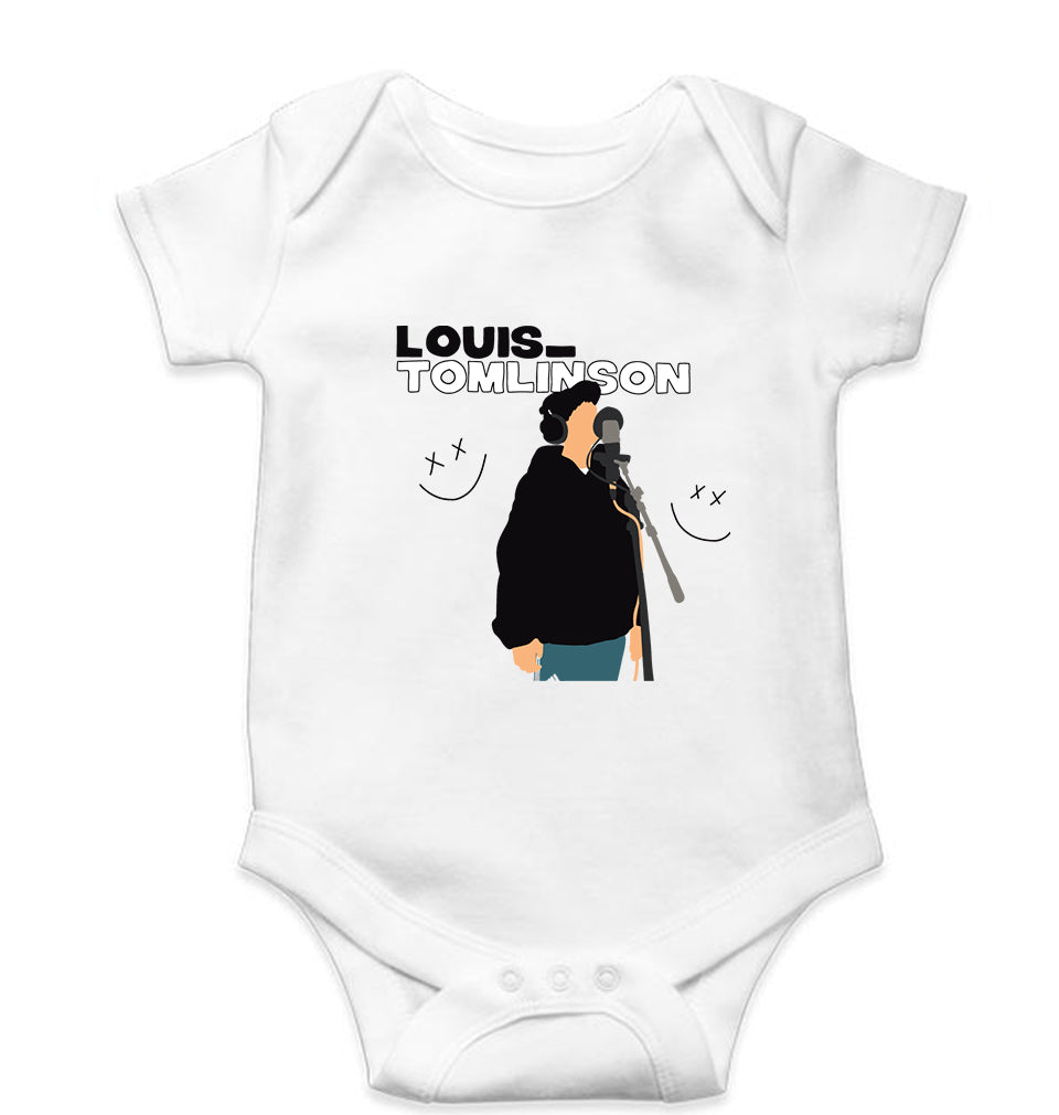 Louis Tomlinson Kids Romper For Baby Boy/Girl-White-Ektarfa.online