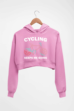 Load image into Gallery viewer, Cycling Crop HOODIE FOR WOMEN-Light Baby Pink-Ektarfa.online
