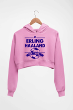 Load image into Gallery viewer, Erling Haaland Crop HOODIE FOR WOMEN-Light Baby Pink-Ektarfa.online
