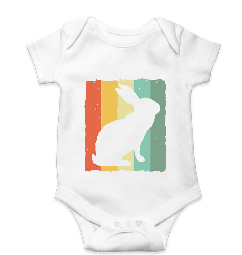 Rabbit Bunny Kids Romper For Baby Boy/Girl-White-Ektarfa.online