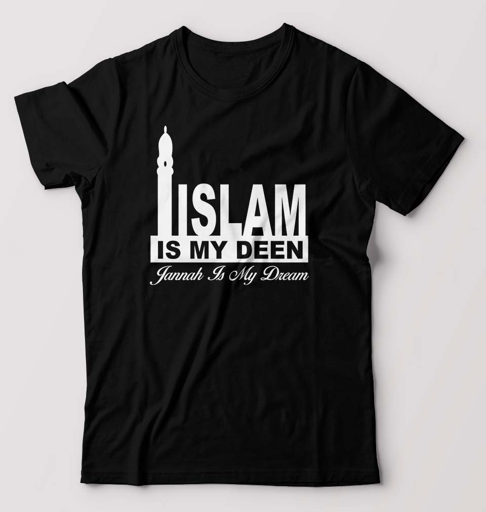 Islam T-Shirt for Men-Black-Ektarfa.online