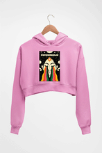 Load image into Gallery viewer, Psychedelic Crop HOODIE FOR WOMEN-Light Baby Pink-Ektarfa.online
