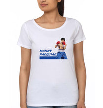 Load image into Gallery viewer, Manny Pacquiao T-Shirt for Women-White-Ektarfa.online
