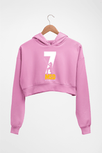 Load image into Gallery viewer, MS Dhoni (MSD) Crop HOODIE FOR WOMEN-Light Baby Pink-Ektarfa.online
