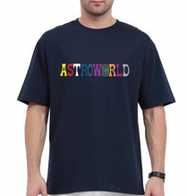 Load image into Gallery viewer, Astroworld Travis Scott Oversized T-Shirt for Men-Navy Blue-Ektarfa.online
