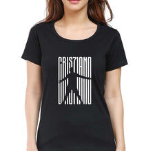 Load image into Gallery viewer, Cristiano Ronaldo CR7 T-Shirt for Women-Black-Ektarfa.online
