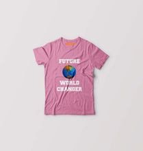 Load image into Gallery viewer, Future World Changer Kids T-Shirt for Boy/Girl-Navy Blue-Ektarfa.online
