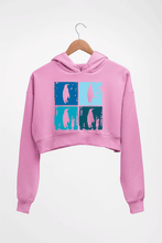 Load image into Gallery viewer, Penguins Crop HOODIE FOR WOMEN-Light Baby Pink-Ektarfa.online
