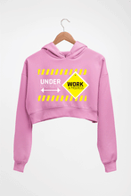 Load image into Gallery viewer, Gym Workout Crop HOODIE FOR WOMEN-Light Baby Pink-Ektarfa.online
