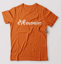 Load image into Gallery viewer, Cycologist T-Shirt for Men-Orange-Ektarfa.online
