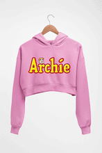 Load image into Gallery viewer, Archie Crop HOODIE FOR WOMEN-Light Baby Pink-Ektarfa.online
