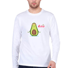 Load image into Gallery viewer, Avocado Relax Full Sleeves T-Shirt for Men-White-Ektarfa.online
