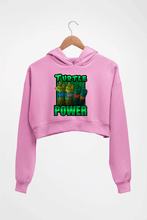 Load image into Gallery viewer, Ninja Turtles TMNT Crop HOODIE FOR WOMEN-Light Baby Pink-Ektarfa.online
