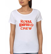 Load image into Gallery viewer, Royal Enfield Crew T-Shirt for Women-White-Ektarfa.online
