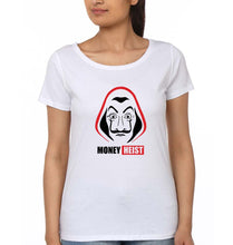 Load image into Gallery viewer, Money Heist T-Shirt for Women-White-Ektarfa.online
