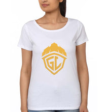 Load image into Gallery viewer, Battlegrounds Mobile India (BGMI) T-Shirt for Women-White-Ektarfa.online
