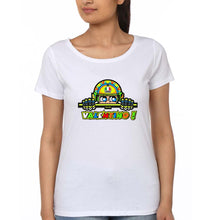 Load image into Gallery viewer, Valentino Rossi(VR 46) T-Shirt for Women-White-Ektarfa.online

