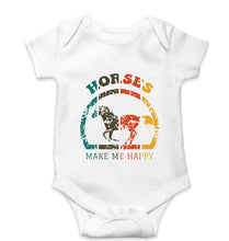 Load image into Gallery viewer, Horses Kids Romper For Baby Boy/Girl-0-5 Months(18 Inches)-White-Ektarfa.online
