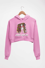 Load image into Gallery viewer, Janis Joplin Crop HOODIE FOR WOMEN-Light Baby Pink-Ektarfa.online
