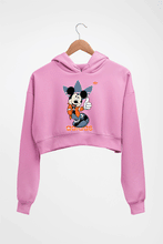Load image into Gallery viewer, Mickey Crop HOODIE FOR WOMEN-Light Baby Pink-Ektarfa.online
