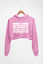 Load image into Gallery viewer, Rugby Crop HOODIE FOR WOMEN-Light baby pink-Ektarfa.online
