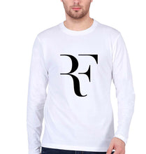 Load image into Gallery viewer, Roger Federer(RF) Full Sleeves T-Shirt for Men-White-Ektarfa.online
