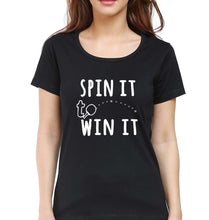 Load image into Gallery viewer, Table Tennie (TT) T-Shirt for Women-Black-Ektarfa.online
