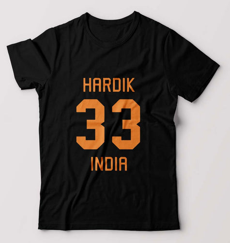 Hardik Pandya winner dinner T-Shirt for Men-Black-Ektarfa.online