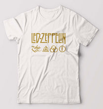 Load image into Gallery viewer, Led Zeppelin T-Shirt for Men-White-Ektarfa.online
