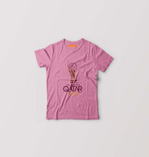 Load image into Gallery viewer, FIFA World Cup Qatar 2022 Kids T-Shirt for Boy/Girl-Pink-Ektarfa.online
