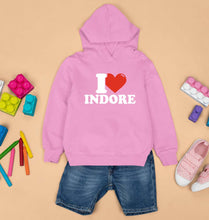 Load image into Gallery viewer, I Love Indore Kids Hoodie for Boy/Girl-Light Baby Pink-Ektarfa.online
