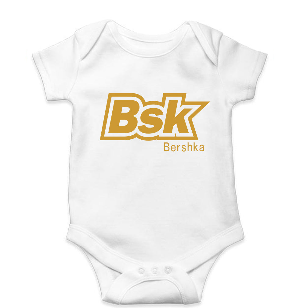Bershka(BSK) Kids Romper For Baby Boy/Girl-White-Ektarfa.online