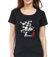 Load image into Gallery viewer, Formula 1(F1) T-Shirt for Women-XS(32 Inches)-Black-Ektarfa.online
