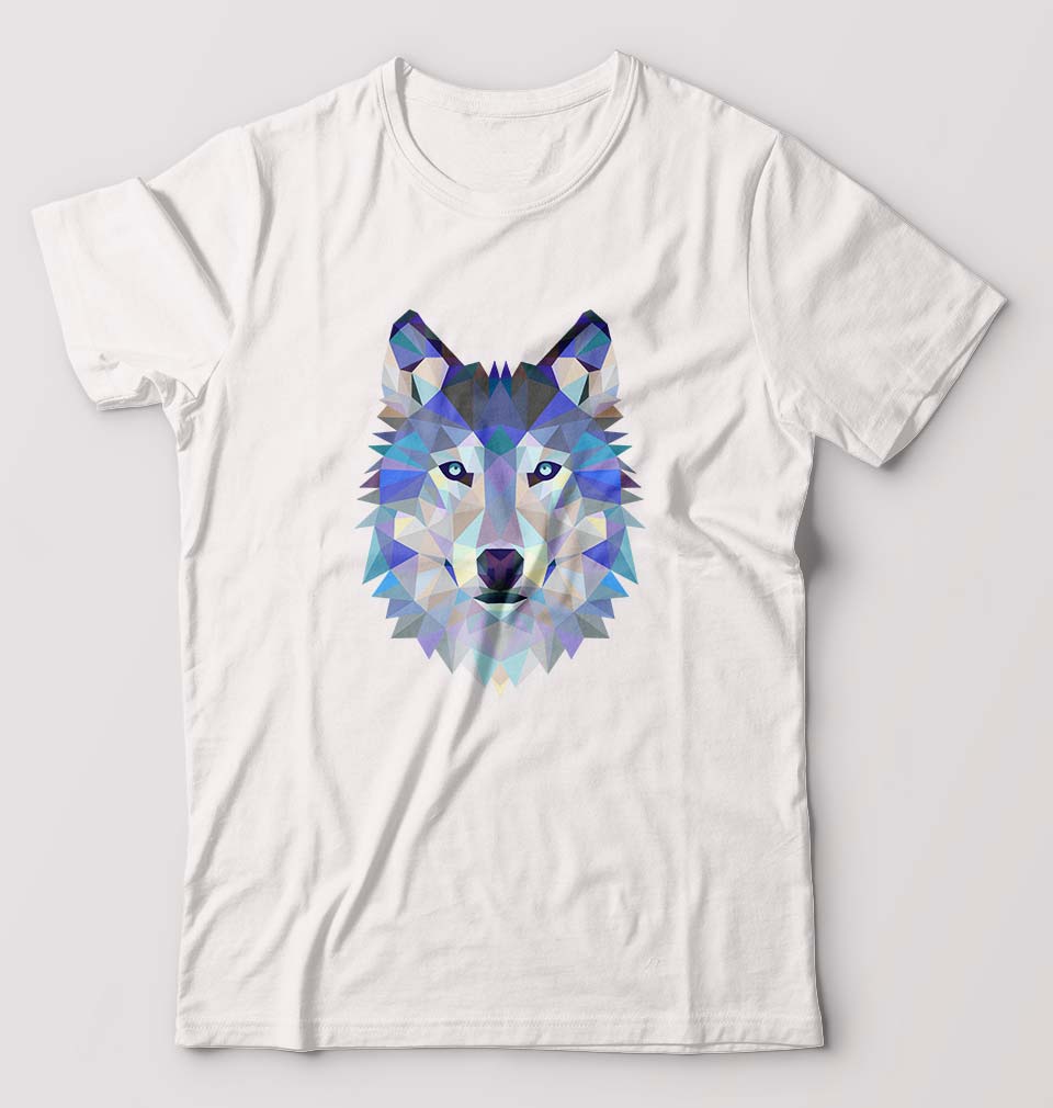 Wolf T-Shirt for Men-White-Ektarfa.online