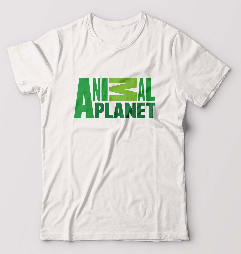 Animal Planet T-Shirt for Men-White-Ektarfa.online