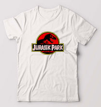 Load image into Gallery viewer, Jurassic Park T-Shirt for Men-White-Ektarfa.online
