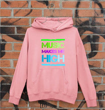 Load image into Gallery viewer, Music Makes me High Unisex Hoodie for Men/Women-Light Pink-Ektarfa.online
