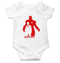 Load image into Gallery viewer, Iron Man Kids Romper Kids Romper For Baby Boy/Girl-0-5 Months(18 Inches)-White-Ektarfa.online
