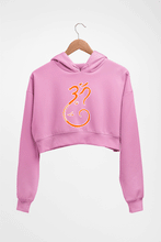 Load image into Gallery viewer, Ganpati JI(Ganesh) Crop HOODIE FOR WOMEN-Light Baby Pink-Ektarfa.online
