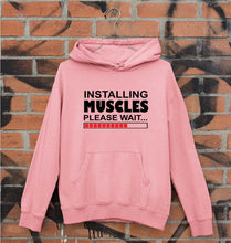 Load image into Gallery viewer, Installing Muscles Unisex Hoodie for Men/Women-Light Pink-Ektarfa.online
